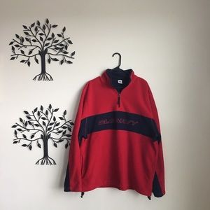 Classic Old Navy Spell our Logo Pullover Red Blue